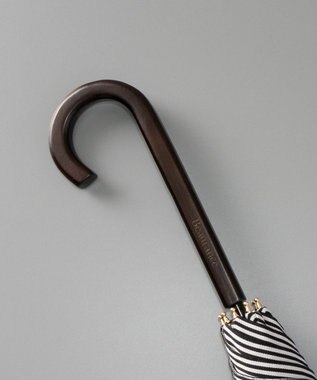 AURORA Beaurance（ビューランス）グログランリボン雨傘（長傘） シルバーグレー