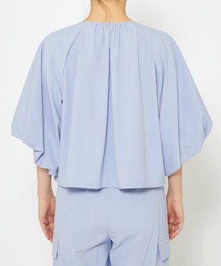 uncrave 【撥水・接触冷感・UVカット・洗濯機洗い可】マルチファンクションナイロン ２WAYブルゾン（uncrave STANDARD） サックス