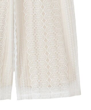 earth music&ecology レースパンツ Off White