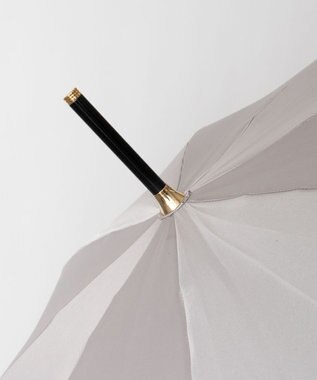 AURORA Beaurance（ビューランス）グログランリボン雨傘（長傘） シルバーグレー