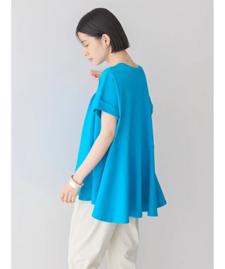 AMERICAN HOLIC フレアヘムフレンチスリーブカットプルオーバー Blue