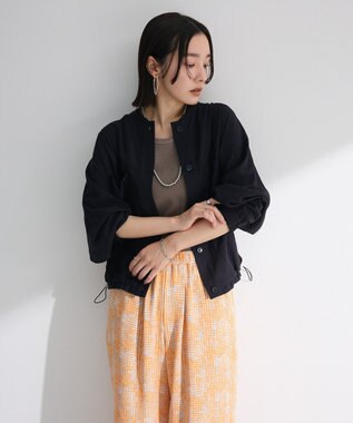 Green Parks シア‐シャツブルゾン Black