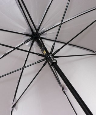 AURORA Beaurance（ビューランス）グログランリボン雨傘（長傘） シルバーグレー