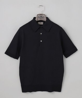 GOTAIRIKU 毎日の仕事着に【洗濯機可】テーラード DRESS BIZ ニットポロ ブラック系