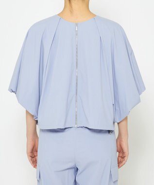 uncrave 【撥水・接触冷感・UVカット・洗濯機洗い可】マルチファンクションナイロン ２WAYブルゾン（uncrave STANDARD） サックス