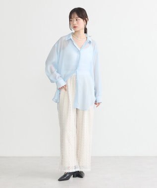 earth music&ecology レースパンツ Off White