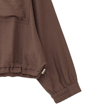 Green Parks シア‐シャツブルゾン Brown