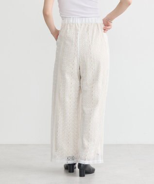 earth music&ecology レースパンツ Off White