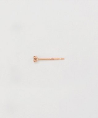 Phoebe 【K10】一粒ダイヤモンドピアス(片耳)　ローズゴールド ローズゴールド