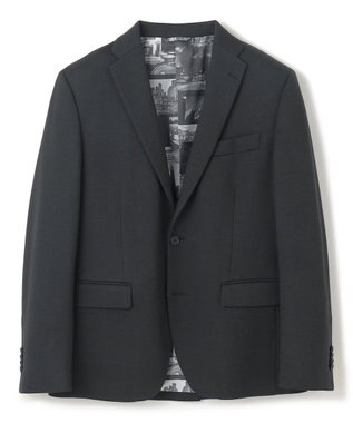 JOSEPH HOMME ウーステッドモックロディ ジャケット＜裏地：フォトコラージュプリント＞ グレー系1