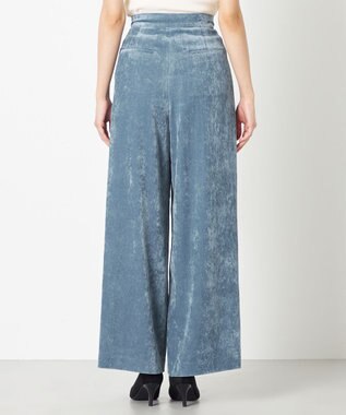 NAVE ブライトベロア パンツ ブルー系