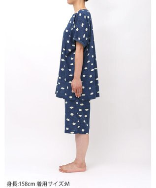tsumori chisato SLEEP ツモリチサト パジャマ 綿100%(本体) 楊柳素材 4分袖 6分丈 レディース UDT119 /ワコール コン