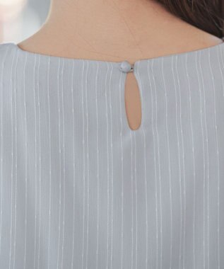 Tiaclasse 【新色追加】シフォンドレープワンピース サックスグレー