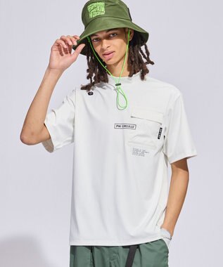 PW CIRCULUS 【MEN】ポケットモックネック ゴルフ ホワイト系