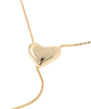 Green Parks ・ＨＡＬＦ　ＴＩＭＥ　ハートネックレス Gold