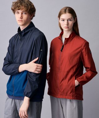 JOSEPH ABBOUD MOUNTAIN 【軽量/ECO撥水/ポケッタブル】ナイロンフライリップ ブルゾン