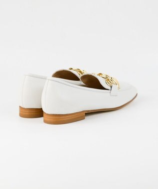 BONTRE 【LucaGrossi/ルカグロッシ】スクエアチェーンローファー/ H092M-US ホワイト