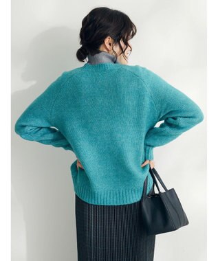 CRAFT STANDARD BOUTIQUE シンプルニットプルオーバー Blue Green