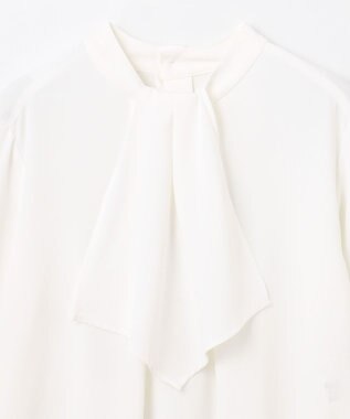 ANY 【2WAY/洗濯機可能】華やぎボウタイブラウス オフ