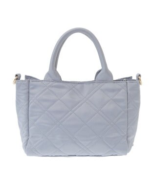 Maison de FLEUR ローズ2Wayキルティングミニトートバッグ Grayish Blue