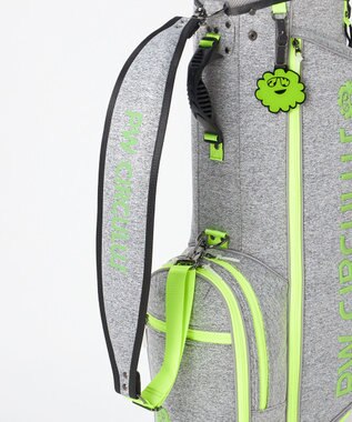 PW CIRCULUS 【25秋冬 新色追加！】【UNISEX】デタッチャブル キャディバッグ　取っ手付ポーチ・シューズケース付  ゴルフ グレー系