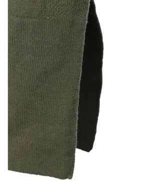 CRAFT STANDARD BOUTIQUE 裾スリットロングニットカーディガン Khaki