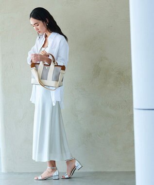 TOPKAPI 【Breath TOPKAPI】SCOTCH GRAIN スコッチグレイン ショルダー付き ミニ トート バッグ ライトグレー