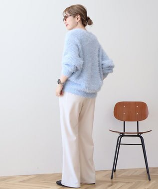 AMERICAN HOLIC フェザーゆるニットプルオーバー Sax