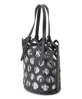 23区 【Oggi6月号掲載】Ratti ドローイング ペイズリー プリント コンビ バッグ ブラック系