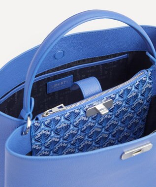 LIBERTY. アイフィス バーリントン トップハンドルバッグ スカイブルー