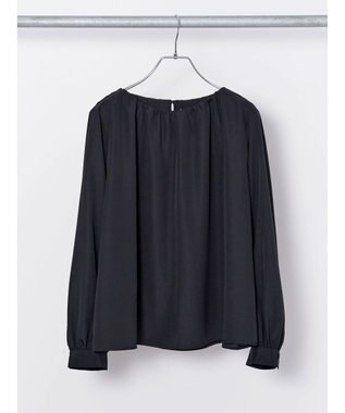 Green Parks ｅｆ－ｄｅ　ギャザーブラウス Black