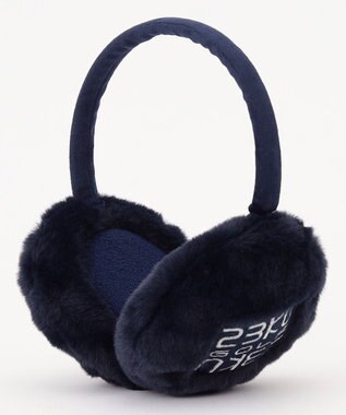 23区GOLF 【WOMEN】【防寒 】フェイクファー イヤーマフ ネイビー系