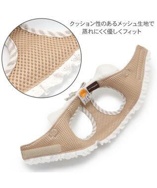 PET PARADISE ペットパラダイス  ベストハーネス ミモザ【４Ｓ】 【３Ｓ】  超小型犬 小型犬 ベージュ