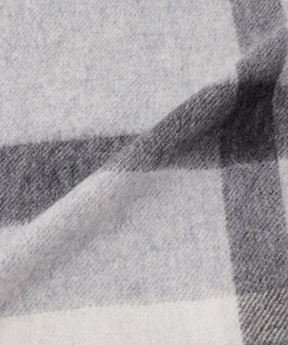 JOSEPH ABBOUD 【ピュアカシミヤ/極上の肌触り/保温性/軽量】 ピュアカシミアストール ライトグレー系4