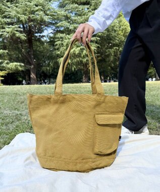 ROOTOTE 3066【A4サイズ収納】SN.ミディアム.リサイクルコットン-B 07：カーキ