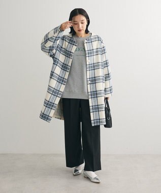 Green Parks 裏起毛アソートロゴプルオーバー Gray Mixture