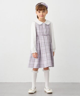 ANY KIDS 丸襟カットソーブラウス ホワイト