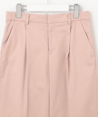 自由区 【XSサイズ~/接触冷感・吸湿・速乾】COOLMAX ワイドパンツ ピンク系