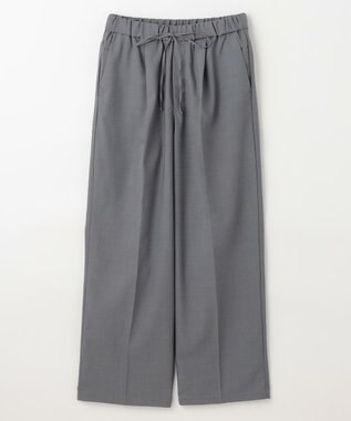 ANY L 【洗濯機可/セットアップ可/UVケア/速乾/イージーケア】サラサラテックリネンパンツ チャコールグレー