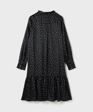 GRACE CONTINENTAL ランダムドットボウタイワンピース ブラック