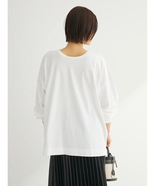 Green Parks 前後でも着れちゃう万能長袖ロンＴ Off White