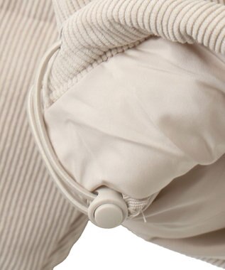 WEGO コーデュロイパデッドブルゾン ライトベージュ