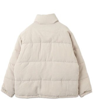 WEGO コーデュロイパデッドブルゾン ライトベージュ