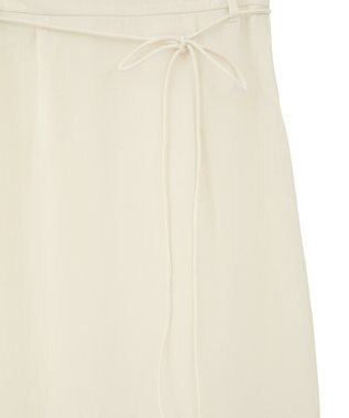 CRAFT STANDARD BOUTIQUE ダルサテンIラインスカート Ivory