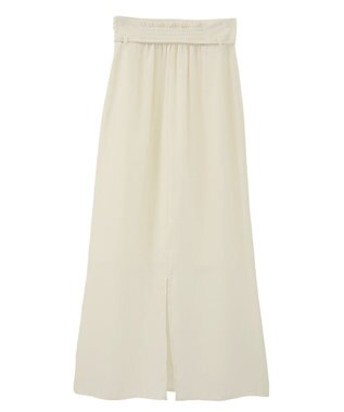 CRAFT STANDARD BOUTIQUE ダルサテンIラインスカート Ivory