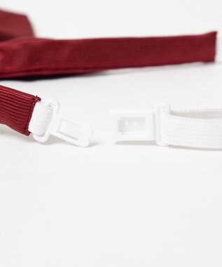 WEGO 【SCHOOLITEM】セミロングスクールリボン レッド