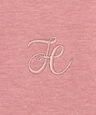 Feroux アイコン刺繍 ダンボール パーカー ピンク系