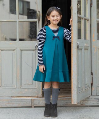 組曲 KIDS 【110-140㎝】【前後着用可】2WAY ジャンスカ フォレスト