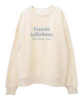 Green Parks 裏起毛アソートロゴプルオーバー Ecru