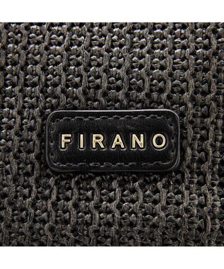 MioFIRANO ガーターステッチバンブーハンドルバッグ 2WAY　FIRANO フィラノ BLACK
